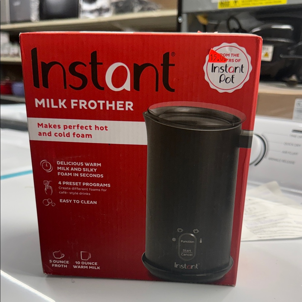 Instant Milk Frother - Black
